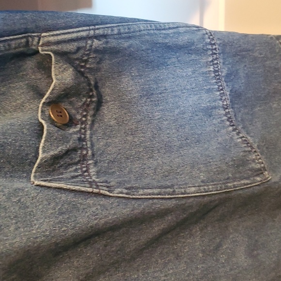 Vintage Eddie Bauer denim chore coat barn jacket large - Picture 3 of 7